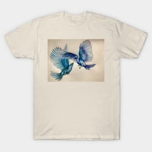 Two Blue Birds T-Shirt